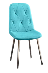 Стул DC-2103 (каркас хром тк.тиффани/ Velvet HLR-58) Стул DC-2103 (каркас хром тк.тиффани/ Velvet HLR-58)